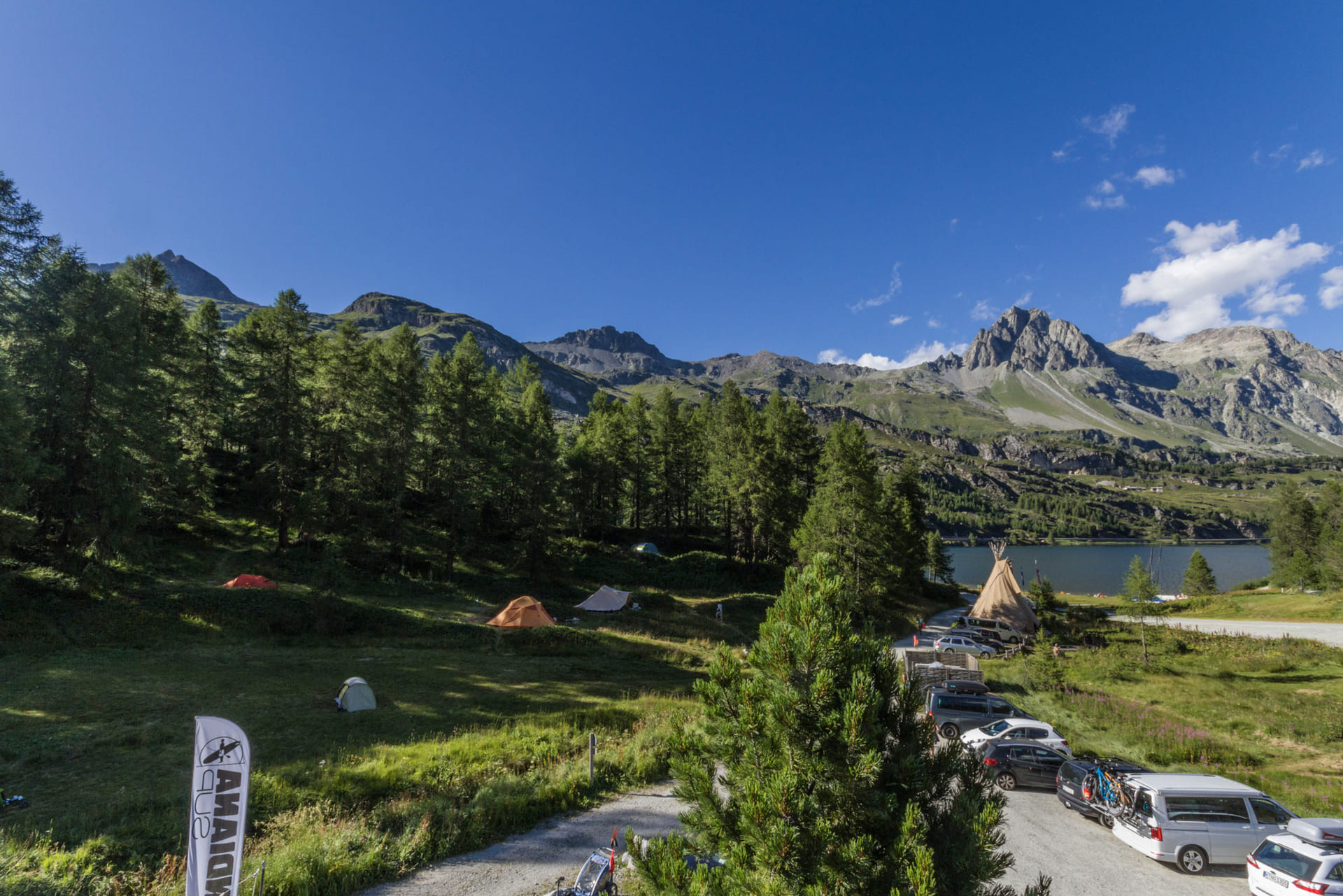 Stellplätze Maloja